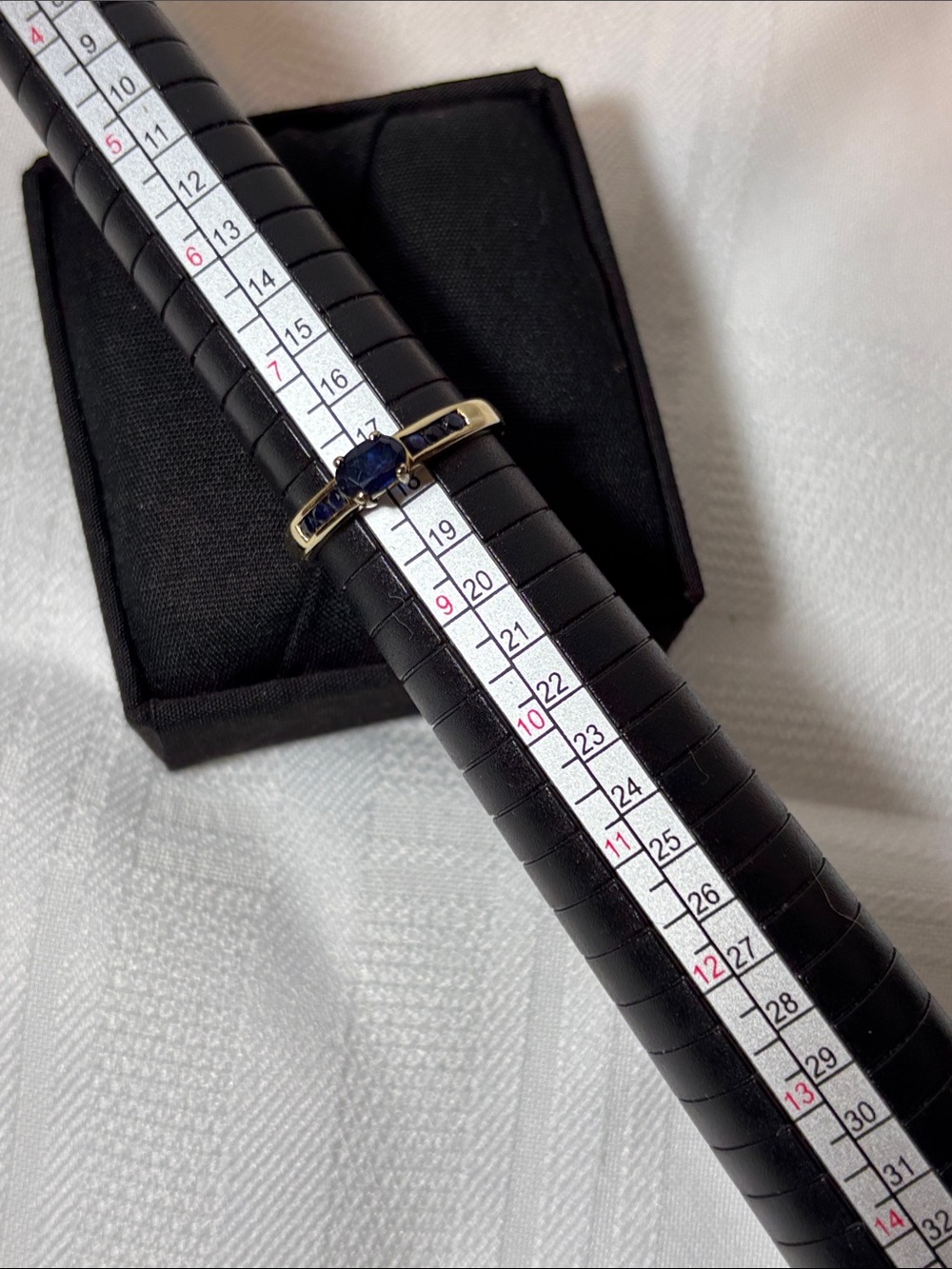14k Yellow Gold Sapphire Ring